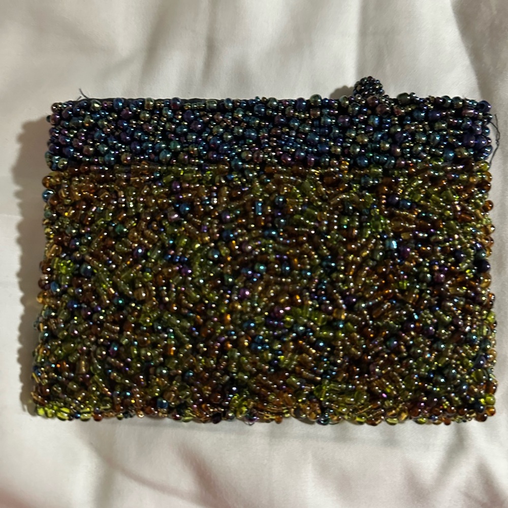 Beaded Multicolor Clutch
